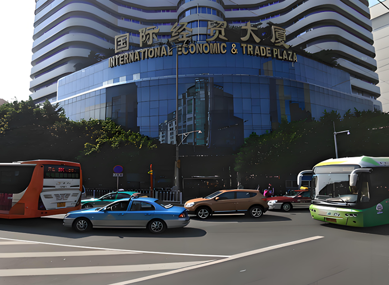 廣州市商務局。地址：廣州市越秀區(qū)東風西路國際經(jīng)貿大廈